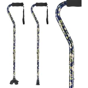 Elegant Walking Cane for Women, Foldable & Adjustable Cane for Seniors with Self-Standing Tip | Lightweight Mobility Aid for Stability & Balance Support 