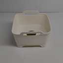 Joseph Joseph Wash & Drain Kitchen Dish Tub Wash Basin with Handles and Draining Plug, 9 liters, White