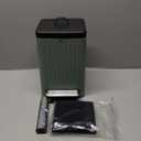 Small Dog Poop Trash Can Outside  6L/1.6 Gallon Dog Small Trash Can with Lid, Odor-Locking Carbon Filter System, Hands-Free Stainless Steel Pedal, Easy-Clean Removable Bucket, Sage Green