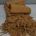 CREVENT Home Farmhouse Decor Rustic Couch Sofa Chair Bed Throw Blanket, Soft Warm Light Weight for Travelling in Spring Summer (50''X60'' Brown)