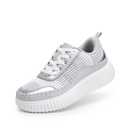 DREAM PAIRS Girls Fashion Sneakers Tennis Shoes Kids Platform Lightweight Lace Up Casual Walking Shoes.13