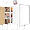 13.5x19.5 Collage Frame with 9 Openings 4X6 Pictures, Multiple Picture Frame with Mat, Wall or Tabletop Decor, White Wood Grain,2 Pack