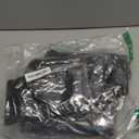 Double Couple 7 Pairs Copper Compression Socks for Men Women 20-30 mmHg Knee High Stockings (XX-Large, Black)