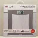 TAYLOR DIGITAL CLEAR GLASS SCALE
