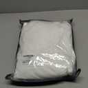 MOOWOO Ruffle Duvet Cover Set, Soft and Breathable Washed Microfiber 3pcs Bedding Set, Shabby Chic Farmhouse Duvet Cover and Pillow Shams, Zipper Closure & Corner Ties, Easy Care -(White, Queen)