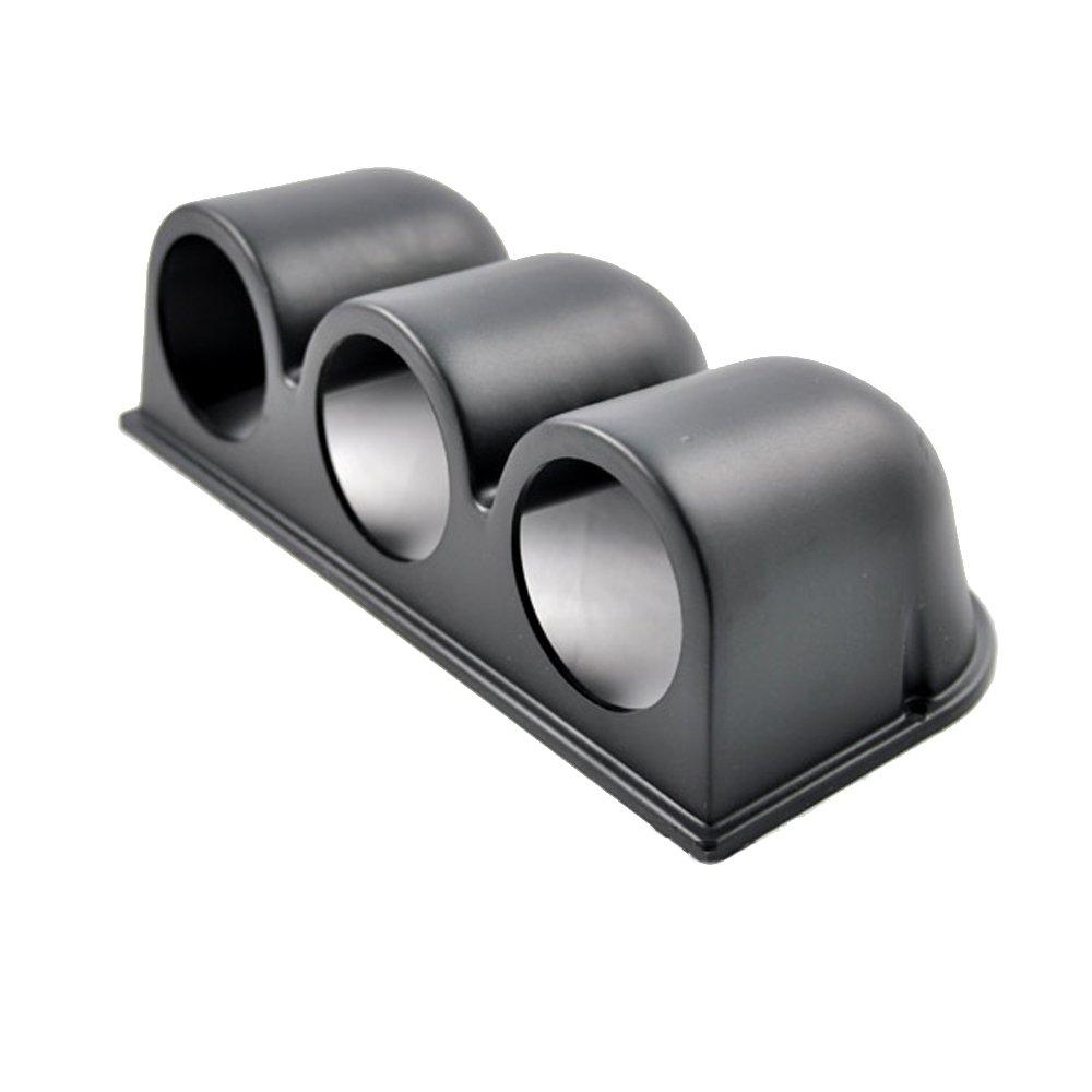 ESUPPORT Car 2" 52mm Triple Hole Dash Gauge Pod Holder Black