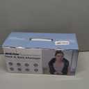 AMZPONY Cordless Neck Massager for Pain Relief Deep Tissue, Rechargeable Shiatsu Neck and Back Massager with Heat Kneading Shoulder Massage for Body Muscle Pain Relief,Gifts for Dad Mom Friends (Black)