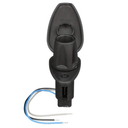 Attwood 910T3PB-7 LightArmor™ 910R Series Teardrop Plug-in Light Base — for All-Around Pole Light, 3-Pin, Black Composite Cover