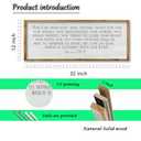 ZZJJHYWGQ For I am Persuaded Bible Verse Wall Decor Art 32"12" Romans 8:38-39 Sign Large Wood Frame Scripture Christian Framed Hanging (Wood)