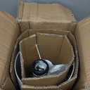 Simple Designs LT2024-WOW White Stick Table Desk Lamp with Charging Outlet and Drum Fabric Shade, White Shade (No Bulb)