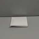 Frienda 4 Pcs White Curtain Rod Support Brackets Adjustable Curtain Rod Hangers for 1 Inch Diameter General Hardware Holders Wall Bracket Hanger Hooks with Screws