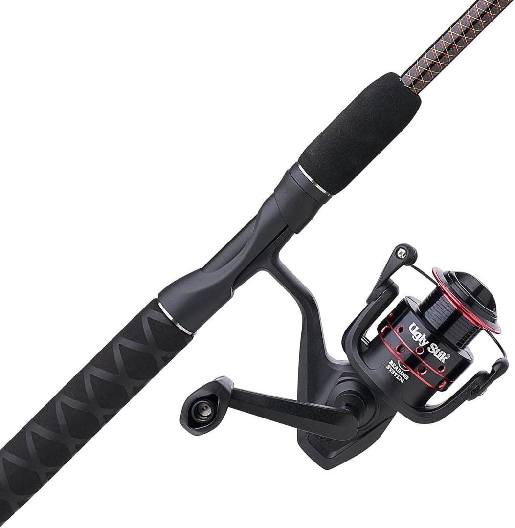 Ugly Stik GX2 Spinning Reel and Fishing Rod Combo, 35 Size Reel - 6'6" - Medium - 2pc