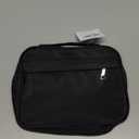 Black Zipper Pocket Microfiber Fabric Paper Back Bible Cover Case with Handle
