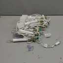 50FT C9 Light String Christmas Stringer, E17 Light Sockets 12" Spacing, C9 Stringer Set White Outdoor String Light Strand for Wedding Patio Event Lighting Decor, White Wire