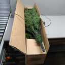 5FT Pre-Lit Hinged Artificial Christmas Tree with 390 Tips & 180 Multicolor Lights
