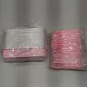 50 PACK Mini Cake Pans with Lids and Spoons,Rectangular Aluminum Foil Bread Pan,Mini Loaf Pans and Food Containers with Lids(Pink,6.8oz)