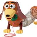 Disney and Pixar Toy Story Slinky Dog Pull Toy, Walking Spring Dog Toy with Leash, Classic Stretch Toy for Toddlers, Preschool Kids Toys Ages 18 Months and Up, Basket Stuffers by Just Play