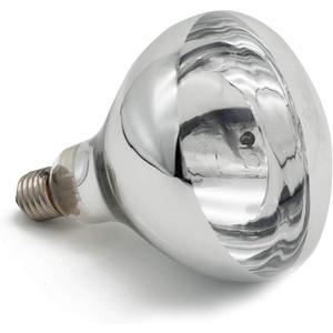 Heat Lamp Bulb Clear Infrared Light Bulb 250 Watt Hard Explosion-Proof Glass for Chicks, Poultry, Bathroom, Food Heating, Light Therapy (120V, 250W)