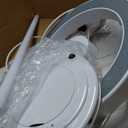 Brightech LightView Pro Magnifying Glass with Light and Stand, Magnifying Floor Lamp with a 6-Wheel Rolling Base for Facials, Lash Estheticians, Dimmable LED Work Light for Sewing, Crafts (3 Diopter (1.75x), White)