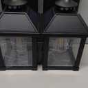 CYHKEE Solar Wall Lights Outdoor Large Size Solar Porch Sconce Lights Motion Sensor with 3 Lighting Modes Dusk to Dawn - Waterproof Lantern Fixture for Front Door Garage Porch Yard Fence (2 Pack)