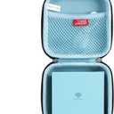 2 x Hermitshell Travel Case for Phomemo M02 / Phomemo M02 Pro/Phomemo M02S Pocket Printer (Black Outside + Light Blue Inside) (Small)