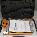 VEVOR Pocket Hole Jig Kit, 34 Pcs Pocket Hole Jig System with 11" C-clamp, Fixture, Step Drills, Wrenches, Drill Stop Rings, Square Drive Bits, Toolbox, Adjustable, for DIY Carpentry Projects (Ultra Set)