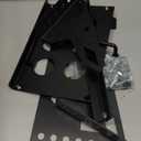 Metal Steel Bolt-in Battery Mounting Tray Bracket for Car Truck Boat RV Trailer Fits up to 10.63"x7.06"x7.5"Battery, Anti-Rust Corrosion, Black