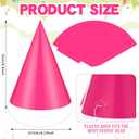 Zomiboo Birthday Party Hats Assorted Colors Party Cone Hats for Adults Birthday Colorful Decorations Dress Up Celebration