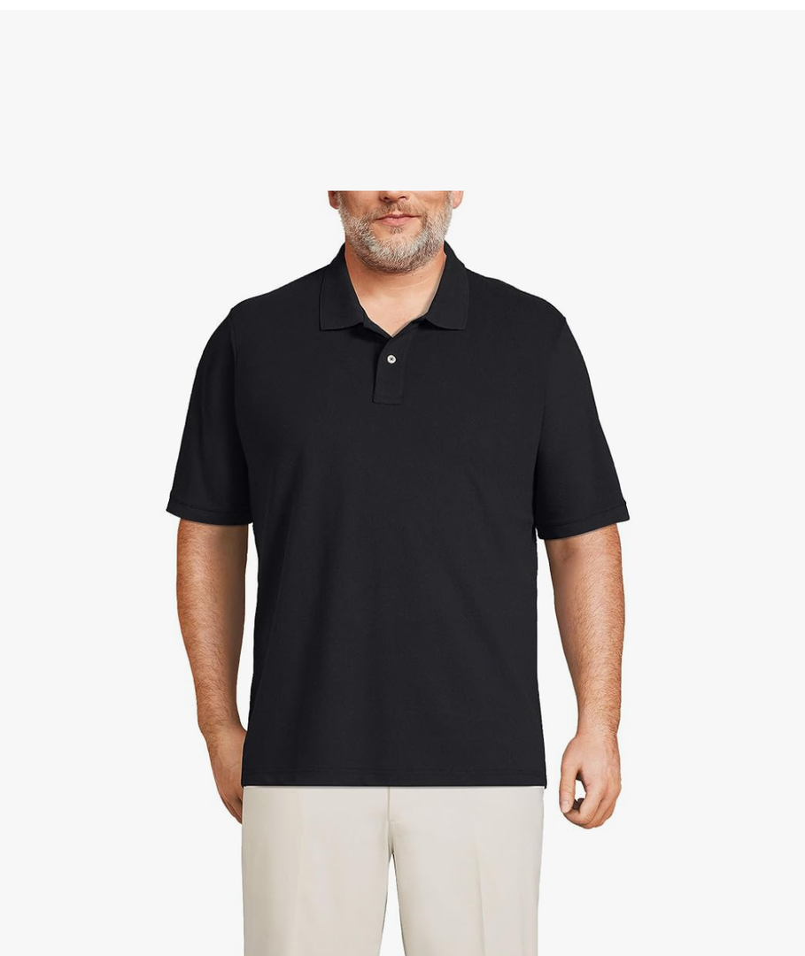 Lands' End Men's Short Sleeve Comfort-First Mesh Polo Shirt Size XL