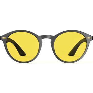 Bloomoak Orange Blue Light Reading Glasses,Yellow Computer Readers with Magnification,Relieve Eye Strain &Improve Sleep (Yellow Lens - Daytime Protection)