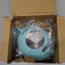 2.6 Quart Tea Kettle Stovetop Whistling for Stove Top, Food Grade Stainless Steel Tea Kettles with Cool Wood Pattern Handle, Blue