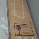 DUMOS LED Full Length Mirror, 15.759.8" Floor Standing Mirror with 3 Color Lights & Wall Mounted for Bedroom, Dressing Room, Living Room, Bathroom (White-rectangular)