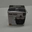 Aroma Housewares ARC-363-1NGB 3 Uncooked/6 Cups Cooked Rice Cooker, Steamer, Multicooker, 2-6 cups, Black