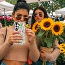 ChiCsFleur for Samsung Galaxy S23 FE Case, TPU Phone case with Camera Protection for Women Girls Teens - Colorful Floral Flowers Spring Garden Artsy Vibrant Pastel Clear Gift Aesthetic Unique