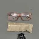 AEZUNI Oversize Square Reading Glasses for Women Oversized Trendy Large Readers (Pink,175)