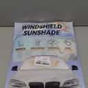 for Odyssey 2026 Windshield Sun Shade Foldable Sunshade fit for Honda Odyssey 2018-2024 2025 LX,EX,EX-L,Touring,Elite Minivan Windshield Cover, Front Window Shield 210T Sun Visor Car Accessories
