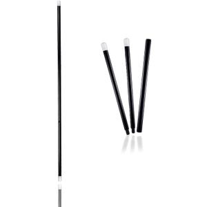 36.5 Inch Magic Cane Black Prop Stick for Costume and Dance, Theatrical Magical Wand with White Tips Costumes Accessory for Adult Performers 1920s Style Plastic Cane for Shows and Parties
