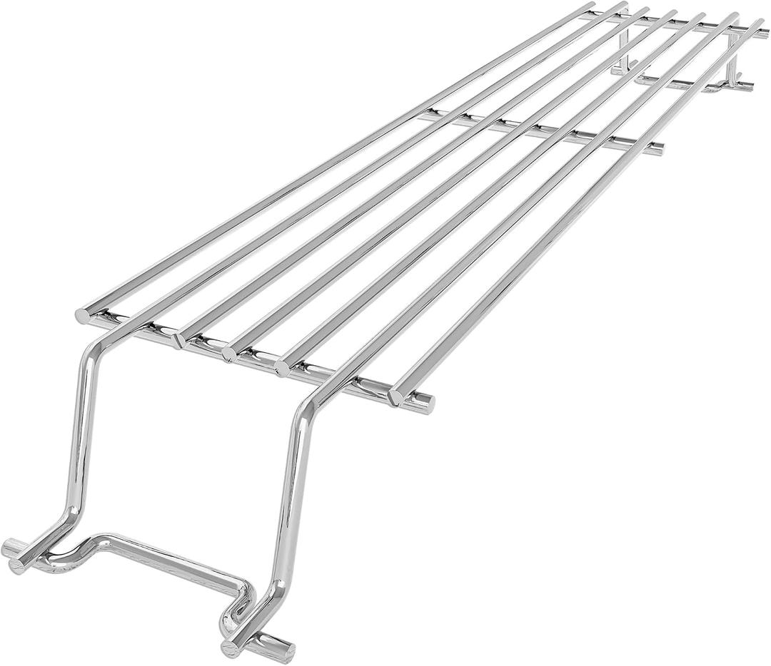 KATEEDY Warming Rack for Weber Spirit I & GS4 Spirit II 300 Series, with Up Front Control, Stainless Steel Rack BBQ Accessory 7641 Grill Upper Rack for Weber Genesis Silver Gold B/ C Grill, 25 Inch