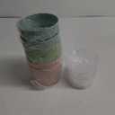 Hayder Plant Pots 6 inch Set of 6, Self Watering Flower Pots Indoor Outdoor, Self Watering Planters with Drainage Hole & Clear Saucer Reservoir