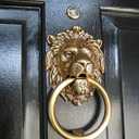 Authentic Vintage Brass Lion Door & Gate Knocker Handle Pull Door Accessories Home Decor
