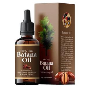 Organic Batana Oil with Rosemary for Hair Growth - Deep Nourishes All Hair Types, Reduces Hair Loss, 30ml