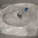 SS114 Toilet Seat Elongated Compatible with TOTO Toilet Seat, Cotton White