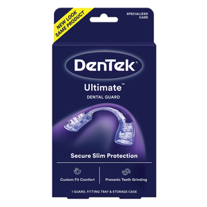DenTek Comfort-Fit Dental Guard, Mouth Guard for Grinding Teeth at Night, Pack of 2 Guards & 1 Storage Case