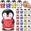 JolliLudo 16 Pack Penguin Stress Balls for Coworkers Adults – Mini Foam Squeeze Fidget Toys for Anxiety & Stress Relief, Cute Motivational Penguin Desk Gifts, Office Bulk Party Favors