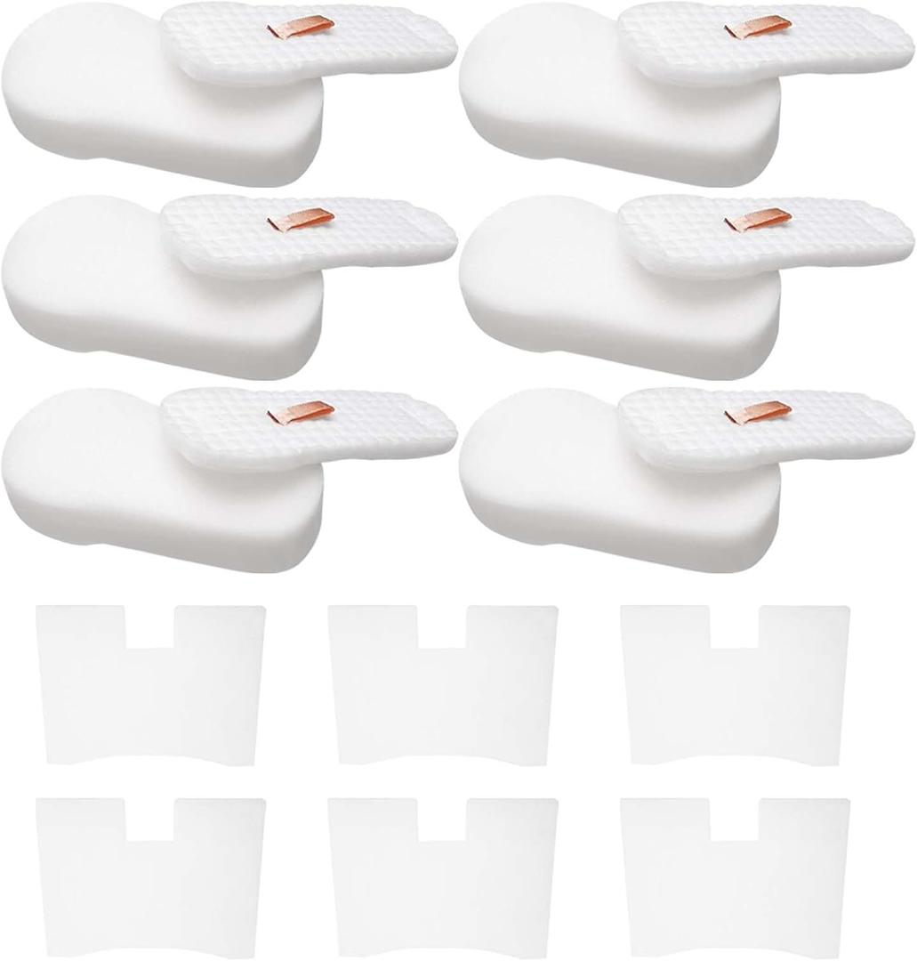 HZ2002 Filter for Shark HZ752 HZ2000 HZ251 HZ600 HZ600C HZ602 UV580 HZ700 HZ702 HZ251 HS152AMZ Vertex UltraLight DuoClean PowerFins Corded Stick Vacuum - Part XFFKHZ2000 XPMFHZ2000, 6 Pack