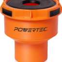 POWERTEC 70420 Dust Port Adapter for 1-3/4" ~ 2-1/2" Port to 4" & 2-1/2" Dust Collection Hose, Quick Connect Hose Reducer Fittings for Table Saw, Planer, Jointer & Various Power Tools (Patent pending)