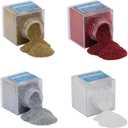 Sulyn Extra Fine Craft Glitter Bundle, Ultra Fine Gold, Red, White, & Silver Glitter Powder, 4 Pack