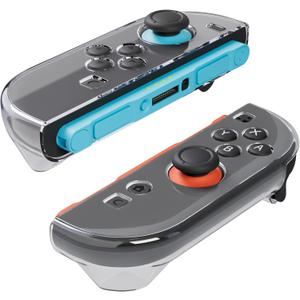 FANPL Case for Nintendo Switch 2 Joycon Controller, Protective Cover for Joycons 2 Hard Shell, Ergonomic Design & Comfortable and Easy Installation - Clear