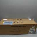 Ohniyou 60" Industrial Ceiling Fan with Lights - Remote & APP Control, Dimmable, DC Motor, Indoor Outdoor Fan for Patio Living Room, White