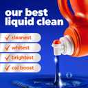 Tide Ultra Oxi Boost Liquid Laundry Detergent, 148 fl oz, 105 Loads, Advanced Stain Remover with Extra Oxi Power